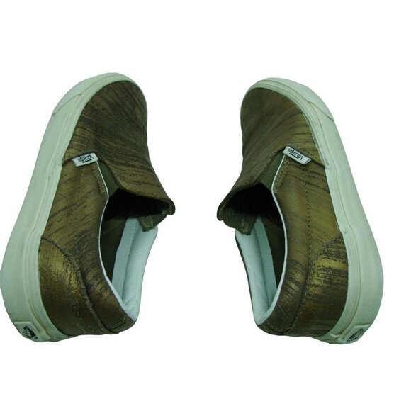 Vans Brushed Metallic Gold Skateboard Shoes Off the Wall Unisex Men 5.5/Wo's 7.0 - Picture 7 of 11